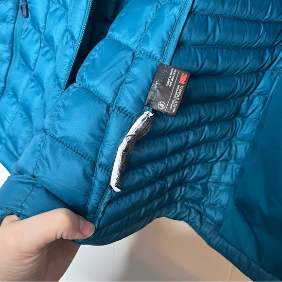Marmot Women's Featherless Quilted Puffer Jacket Lightweight Insulated Teal XS - Picture 8 of 9